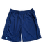befree zipOns Adult Lightweight Adaptive Navy Shorts with Navy Zipper on a white background