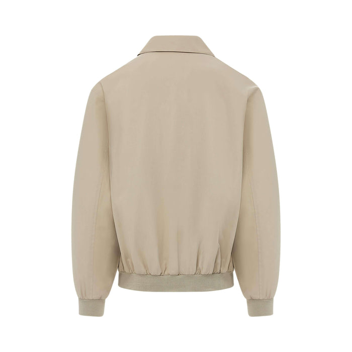 MagnaReady X Weatherproof Classic Golf Jacket with Magnetic Closures in New Stone - back view