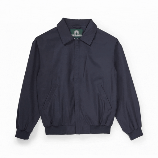 MagnaReady X Weatherproof Navy Golf Jacket with Magnetic Closures - lifestyle shot
