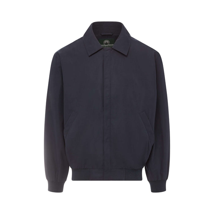 MagnaReady X Weatherproof Navy Golf Jacket with Magnetic Closures - lifestyle shot