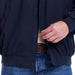 MagnaReady X Weatherproof Navy Golf Jacket with Magnetic Closures - front view