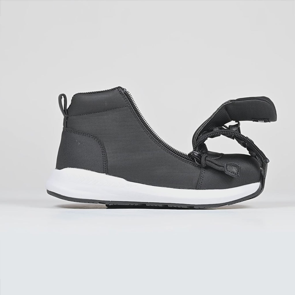 Video of Rugged Black BILLY Goat DZ High on a white background 