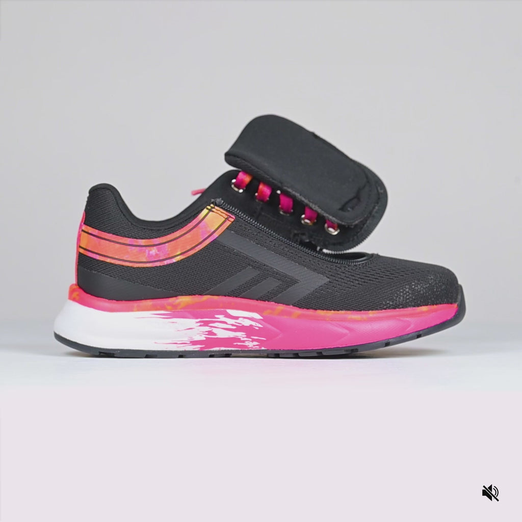 Video of Black/Fuchsia Fire BILLY Sport Inclusion on a white background