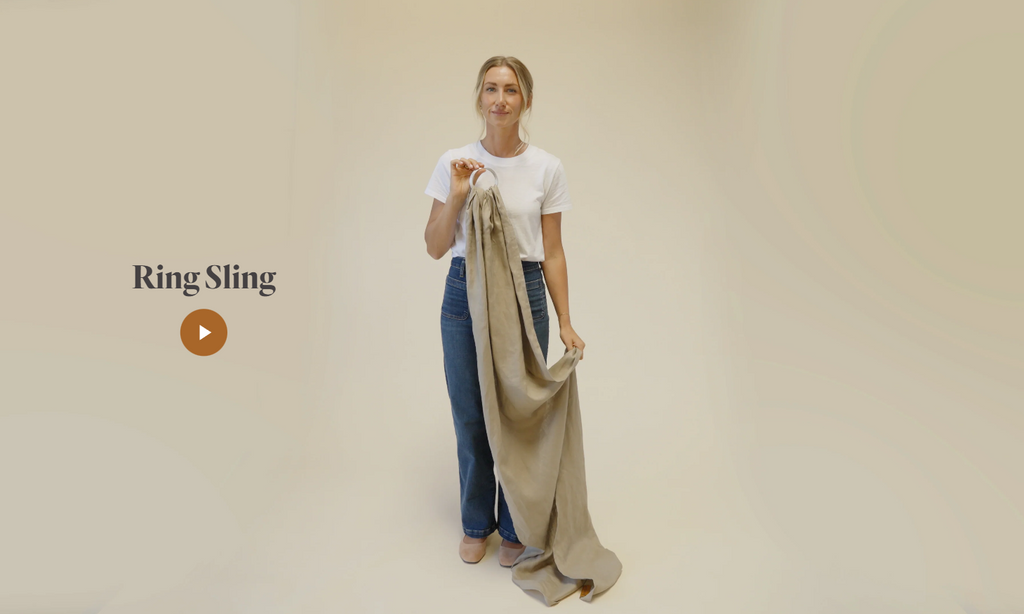 How to put on your WildBird Linen Baby Sling