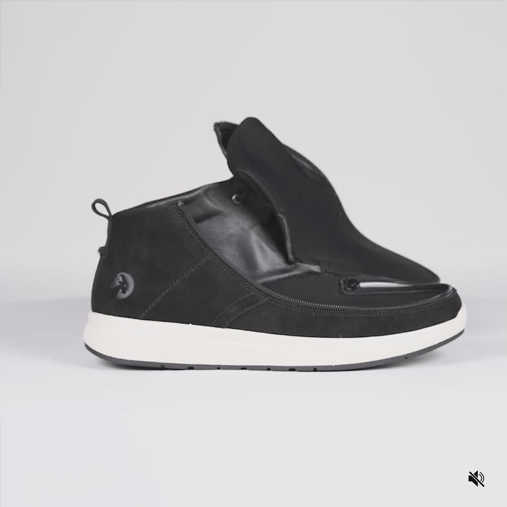 Video of Men's Black Suede BILLY Comfort Chukka on a white background