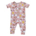 Rainn Bamboo Rainnbow Pull Up Romper on a white background