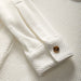 MagnaReady Magnetic Front Waffle Weave Casual Shirt with Dual Pockets in White - adaptive dressing