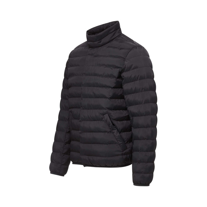 MagnaReady Weatherproof Water-Resistant Puffer Jacket in Black - detail view