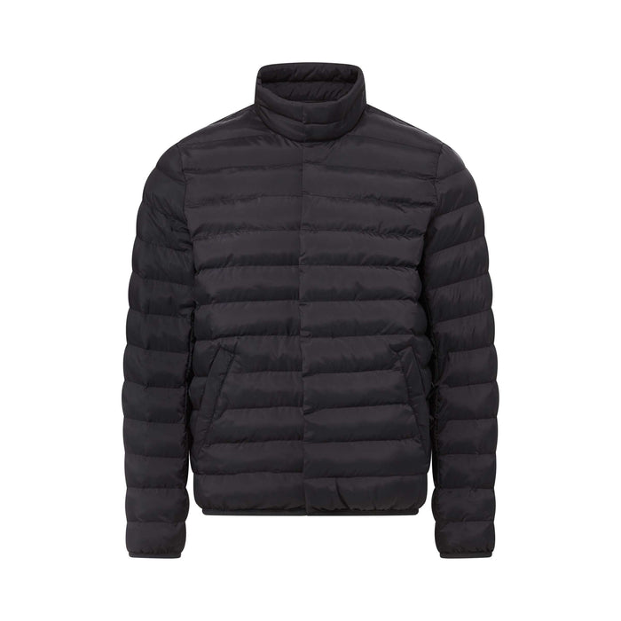 MagnaReady Weatherproof Water-Resistant Puffer Jacket in Black - front view