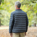 MagnaReady Weatherproof Water-Resistant Puffer Jacket in Pewter - back view