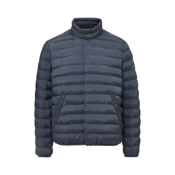 MagnaReady Weatherproof Water-Resistant Puffer Jacket in Pewter - front view