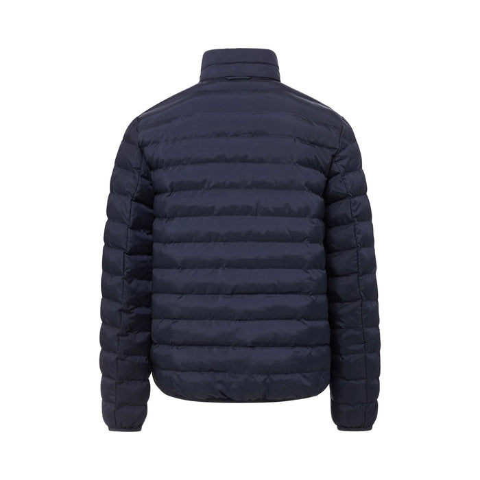MagnaReady Weatherproof Water-Resistant Puffer Jacket in Navy - back view