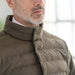 MagnaReady Weatherproof Water-Resistant Puffer Jacket in Olive - detail view