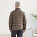 MagnaReady Weatherproof Water-Resistant Puffer Jacket in Olive - back view