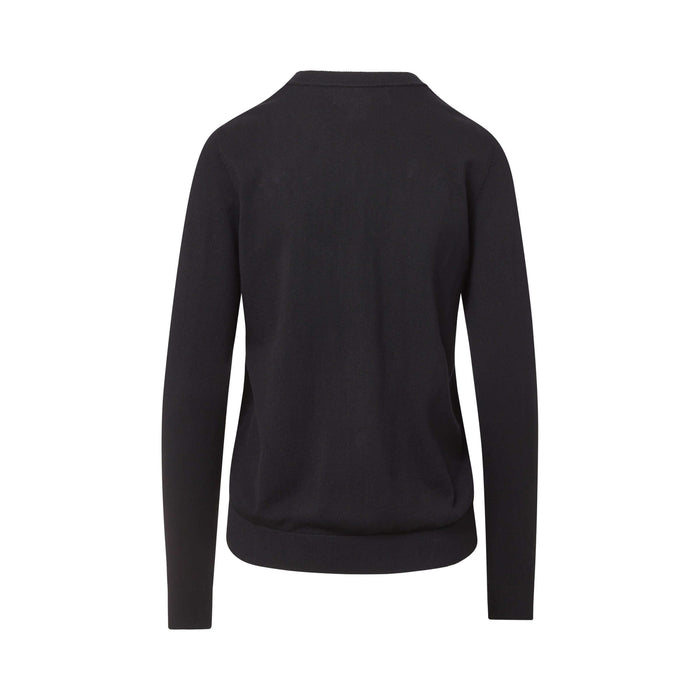 MagnaReady Women's Black Adaptive Magnetic Knit Cardigan Sweater - back view