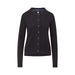 MagnaReady Women's Black Adaptive Magnetic Knit Cardigan Sweater - front view showing easy dressing