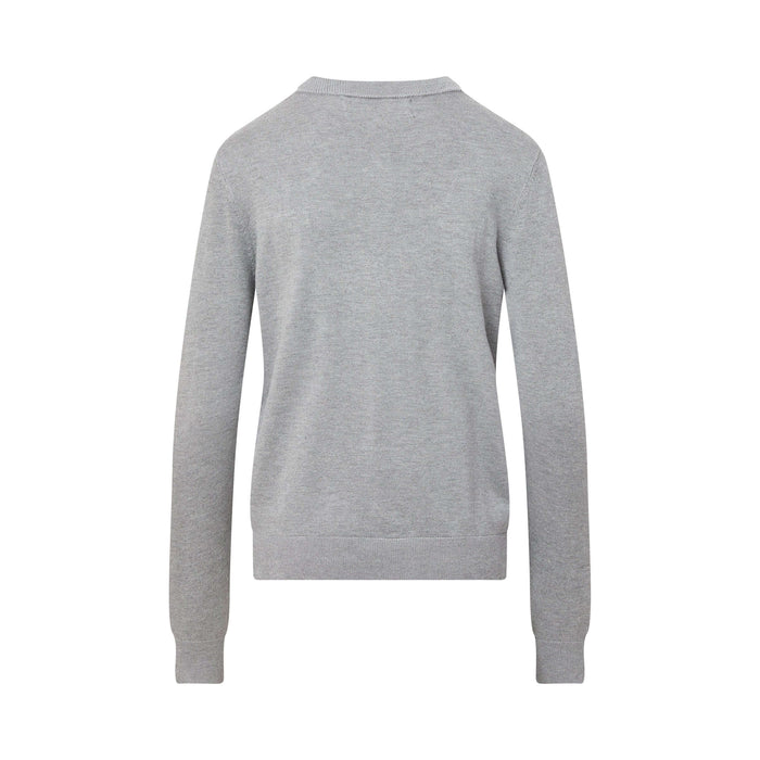 MagnaReady Women's Grey Adaptive Knit Cardigan Sweater with Magnetic Closures