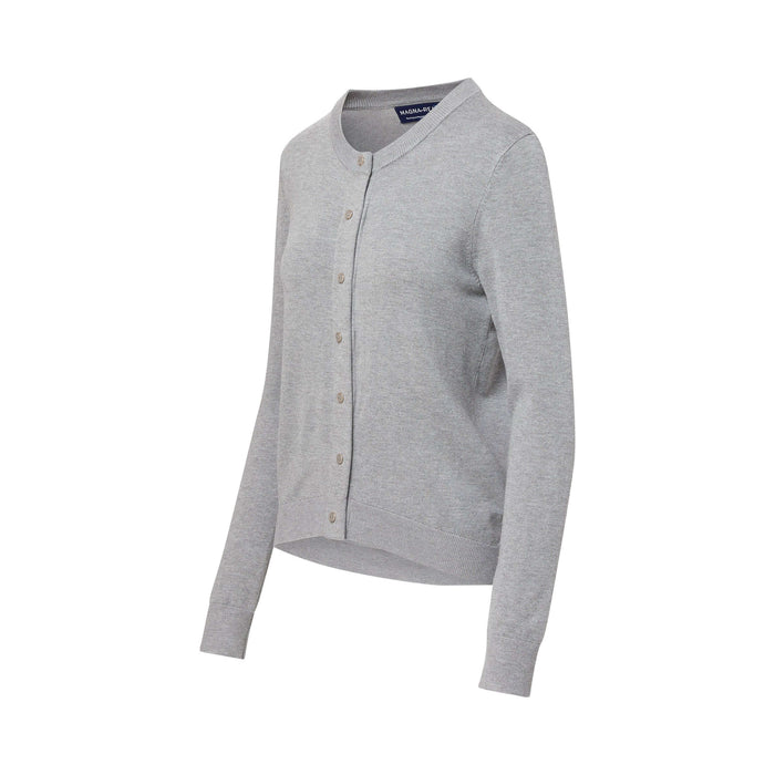 MagnaReady Women's Grey Adaptive Knit Cardigan Sweater with Magnetic Closures
