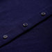 MagnaReady Women's Navy Adaptive Magnetic Knit Cardigan Sweater - button and magnetic closure detail close-up