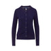 MagnaReady Women's Navy Adaptive Magnetic Knit Cardigan Sweater - third lifestyle view
