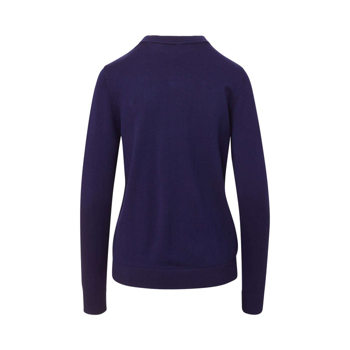 MagnaReady Women's Navy Adaptive Knit Cardigan Sweater with Magnetic Closures