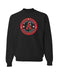 AMPLIFE DEATH CHEATER BLACK & RED CREWNECK SWEATSHIRT - CREWNECK SWEATSHIRTS - Amplife®