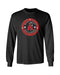 AMPLIFE DEATH CHEATER BLACK & RED LONG SLEEVE - LONG SLEEVES - Amplife®