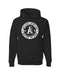 AMPLIFE DEATH CHEATER BLACK & WHITE HOODIE - HOODIES - Amplife®