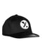 AMPLIFE LOGO PVC PATCH BLACK FLEXFIT CURVED BILL FITTED - HATS - AMPLIFE™