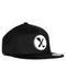 AMPLIFE LOGO PVC PATCH BLACK FLEXFIT FLAT BILL FITTED - HATS - AMPLIFE™