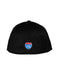 AMPLIFE LOGO PVC PATCH BLACK FLEXFIT FLAT BILL FITTED - HATS - AMPLIFE™