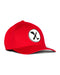 AMPLIFE LOGO PVC PATCH RED FLEXFIT CURVED BILL FITTED - HATS - AMPLIFE™