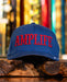 AMPLIFE NAVY & RED FLEXFIT CURVED BILL FITTED - HATS - Amplife®