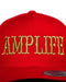 AMPLIFE RED & GOLD CURVED BILL SNAPBACK - HATS - AMPLIFE™