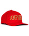 AMPLIFE RED & GOLD CURVED BILL SNAPBACK - HATS - AMPLIFE™