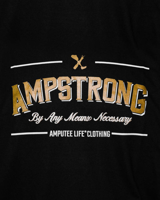 AMPSTRONG BLACK & GOLD T-SHIRT - T-SHIRTS - AMPLIFE™