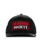 SEVERED SOCIETY DRIP PVC PATCH BLACK FLEXFIT CURVED BILL FITTED - HATS - AMPLIFE™