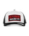 SEVERED SOCIETY DRIP PVC PATCH BLACK WHITE & BLACK CURVED BILL TRUCKER SNAPBACK - HATS - AMPLIFE™