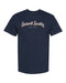 SEVERED SOCIETY NAVY & RED T-SHIRT - T-SHIRTS - AMPLIFE™