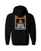 WARNING LOST A LIMB LEFT CHEST & BACK PRINT BLACK FRONT ZIP HOODIE - HOODIES - AMPLIFE™