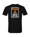 WARNING LOST A LIMB LEFT CHEST & BACK PRINT BLACK T-SHIRT - T-SHIRTS - AMPLIFE™